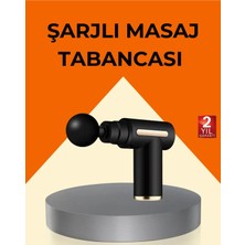 Marvielle Şarjlı Kas Masaj Aleti, Derin Doku Ems, 6 Kademe, Titreşim, Sporcu Tabancası - Masaj Cihazı