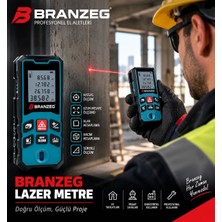 Branzeg Lazer Metre 80 Metre Yeni Nesil Dijital Ekran