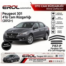 Erol Otomotiv Peugeot 301 (2012>) 4'lü Mugen Cam Rüzgarlığı