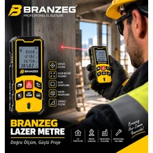 Branzeg Lazer Metre 80 Metre Yeni Nesil Dijital Ekran