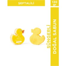 Volkan Ates Natural & Beauty Şeftali Özlü Ördek Şekilli Çocuk Doğal Sabun 130 gr