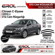 Erol Otomotiv Citroen C-Elysse (2012>) 4'lü Mugen Cam Rüzgarlığı