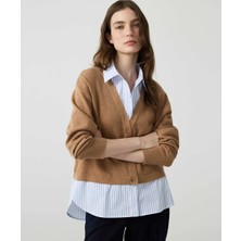 Miss İpekyol Poplin Mix Çift Parça Görünüm Kazak IW6260050052027