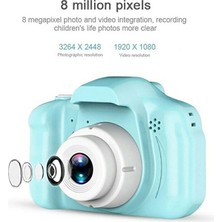 Hiltech Mavi Renk Mini 1080P Hd Çocuk Kamera Dijital Fotoğraf Makinesi 2.0 Inç Ekran