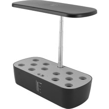 Greentech Hidroponik Topraksız Yetiştirme Seti, 12 Yuvalı, 20 W LED Işıklı, Otomatik Pompalı / GT-PG11S