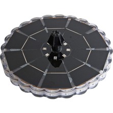 Greentech Güneş Enerjili Yüzen Fıskiye, 32 Renkli Led, 7 Başlıklı Süs Havuzu ve Kuş Banyosu Çeşmesi / GT-SL44