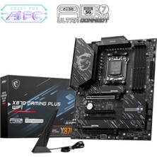 MSI Msı X870 Gamıng Plus Wıfı-7 Ddr5 Hdmı-Usbc Dp Pcıe 16X V5.0 Am5 Atx