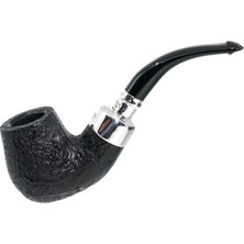 Marvielle Sandblasted 307 9mm Sistem Spigot Filtreli Vulcanite Saplı - Pipo