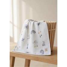 Ponchik Babies Ponchik Iki Katlı %100 Pamuk Çift Taraflı Müslin Örtü Battaniye – 80X80 cm