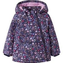 Name It Lacivert Kız Çocuk Desenli Mont 13243668 Nmfmıcco Jacket Aop3
