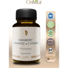 Onvita Cranberry D-Mannoz ve C Vitamini