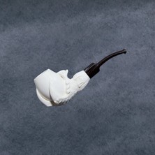Marvielle 9mm Filtreli Akrilik Saplı Lületaşı , Zarif ve Şık Tasarım - Pipo