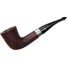 Marvielle Sanblast Mycroft 9mm Vulcanite Saplı , Şık ve Kaliteli Tasarım - Pipo