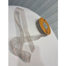 Quattro Home Lila Yazılı Şeffaf Kurdele