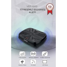Torima Egzersiz Aleti Kumandalı Yüksek Titreşimli Programlı Kondisyon Aleti VEP1000 Siyah