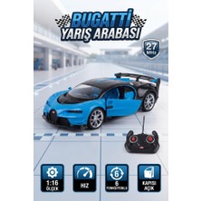 Farbu Oyuncak Lamborgini 1:16 Ölçekli Kumandalı Şarjlı 6 Fonksiyon Açılır Kapı Hızlı Oyuncak Yarış Arabası Mavi