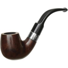 Marvielle Şık ve Dayanıklı 9mm. Aran Smooth Nickel , Filtreli, Vulcanite Saplı - Pipo