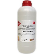 Kıraç Pleksi Yapıştırıcısı Kloroform Kalın 1lt - 1350GR Su Geçirmez Özellikli Yapıştırıcı