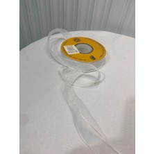 Quattro Home Beyaz Yazılı Şeffaf Kurdele
