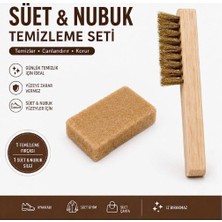 SRTfootcare Süet Nubuk Temizleme Seti Tel Fırça + 1 Adet Süet Nubuk Silgisi