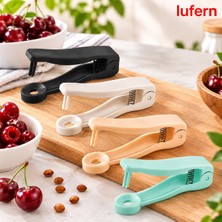 Lufern Dayanıklı Pratik Çekirdek Çıkarıcı Plastik Renkli Vişne Kiraz Zeytin Yaylı Mekanizma Ergonomik