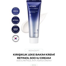 Retinol ve Bakuchiol Içeren Kırışıklık ve Leke Kremi Retinol Shot 500 Iu Cream 50 ml