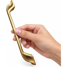Nzb Mobilya Kulpu Dolap Çekmece Antik Sarı 160 mm Avangart Metal Kulp