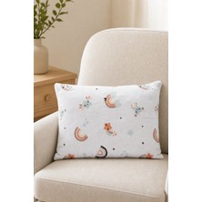 Ponchik Babies Ponchik %100 Pamuk Müslin Yenidoğan Bebek Yastığı 42X33 cm Boncuk Silikon Dolgulu 2’li Yastık Kılıfı