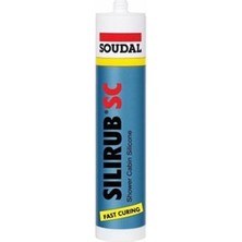 Caftra Soudal Silirub Sc Duşakabin Silikonu Beyaz 280 ml