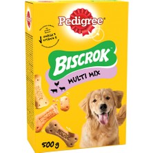 Pedigree Biscrok Multi Mix 500 gr Köpek Ödül Bisküvi Yetişkin Köpekler İçin Tamamlayıcı Mama