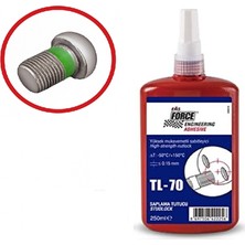 Caftra Ems Force TL-70250 Yüksek Mukavemetli Civata Tutucu Sabitleyici 250 ml