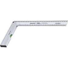 Caftra Master 506964 Alüminyum Su Terazili Marangoz Gönye 500 mm