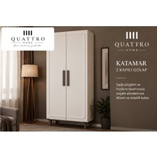 Quattro Home Katamar 2 Kapaklı Dolap