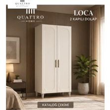 Quattro Home Loca 2 Kapaklı Dolap