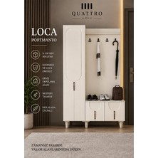 Quattro Home Loca Kapaklı Portmanto