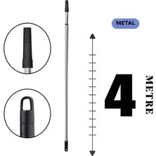 Caftra Master 510813 Teleskopik Sırık Metal Gövde 400 cm