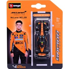 Bburago Formula Racing Mclaren MCL39 Lando Norris #4 2025 Australian Gp 1:64 Model Araç