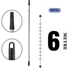 Caftra Master 510814 Teleskopik Sırık Metal Gövde 600 cm