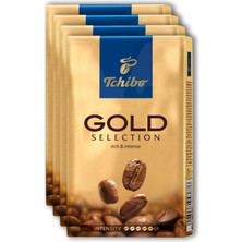 Tchibo Gold Selection 4 x 250 gr Öğütülmüş Filtre Kahve Avantajlı Paket Yoğun Aromalı Ürün