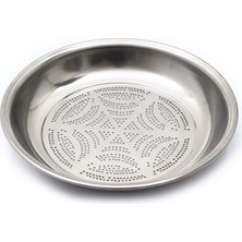 Baydursan Bay Dursan Paslanmaz Çelik Süzgeç 30 cm Metal Parlak İlistir No.2 Dayanıklı Mutfak Gereci