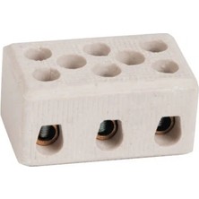Mutlusan 015094180003 ,4mm² No1/3pin Porselen Klemens