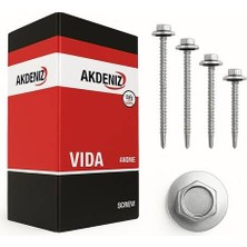 Caftra Akdeniz Trapez Vidası 5.5X70 mm 150’Lİ Paket