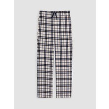 Lc Waikiki Yeni Sezon Kahverengi Ekose Desenli Erkek Pijama Alt