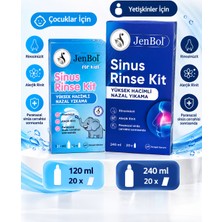 Jenbol Sinus Rinse Kit Çocuk + Yetişkin Seti – Yüksek Hacimli Nazal Yıkama