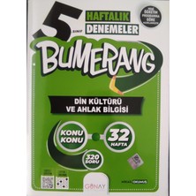 Günay Yayınları Bumerang 5. Sınıf Din Kültürü ve Ahlak Bilgisi Haftalık Denemeler