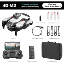 4DRC 4d-M2 Çift Kameralı Engelden Kaçınma Özellikli Işıklı Katlanabilir Drone