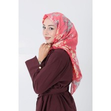 Mercan Loryan Scarf Diamond Pıtırcık Desen Eşarp