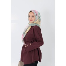 Mint Loryan Scarf Diamond Pıtırcık Desen Eşarp