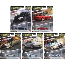 Hot Wheels Premium Modern Classics 5'li Araç Set Ferrari Testarossa Porsche 993 Gt2 Nissan Silvia