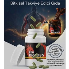 Red Dragon 15’li Bitkisel Takviye Edici Gıda Kapsülü / 240 gr Mesir Macunu Hediyesiyle